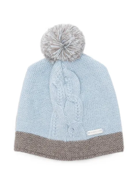 Colorichiari cable-knit beanie hat