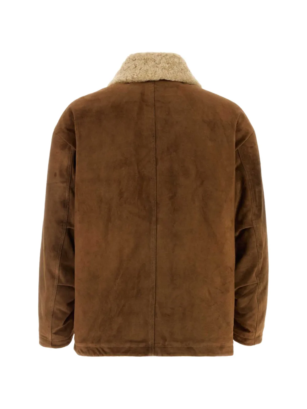 Salvatore Santoro Jack met lammy kraag Bruin