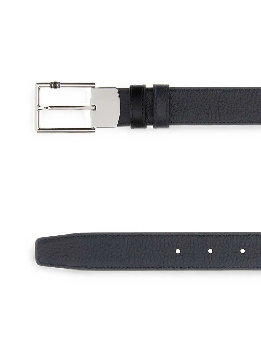 Montblanc Omkeerbare leren riem Zwart