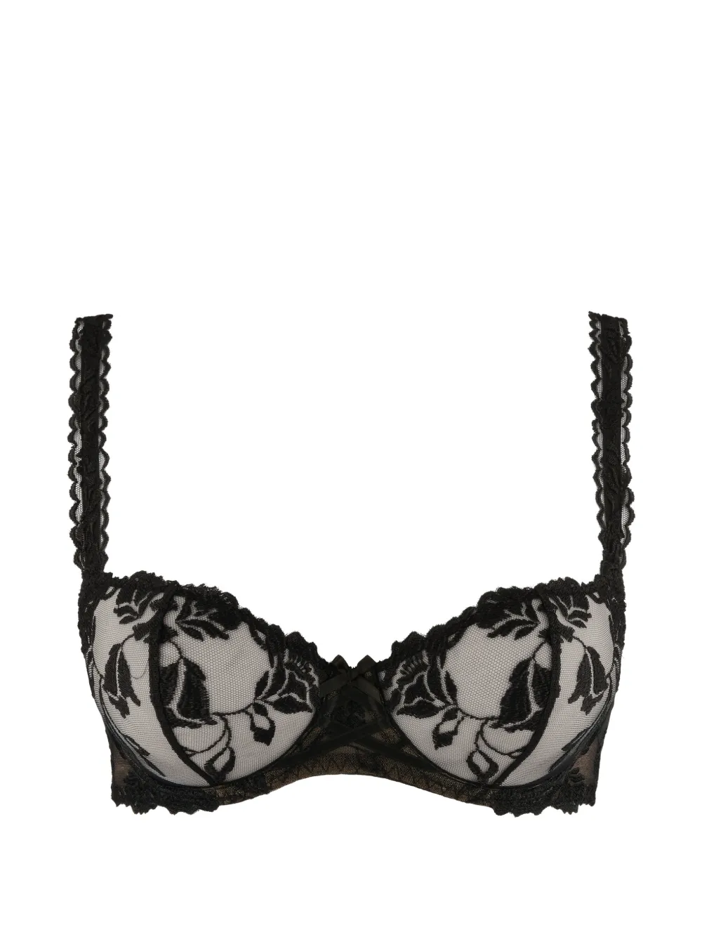 Aubade Softessence floral-embroidered bra