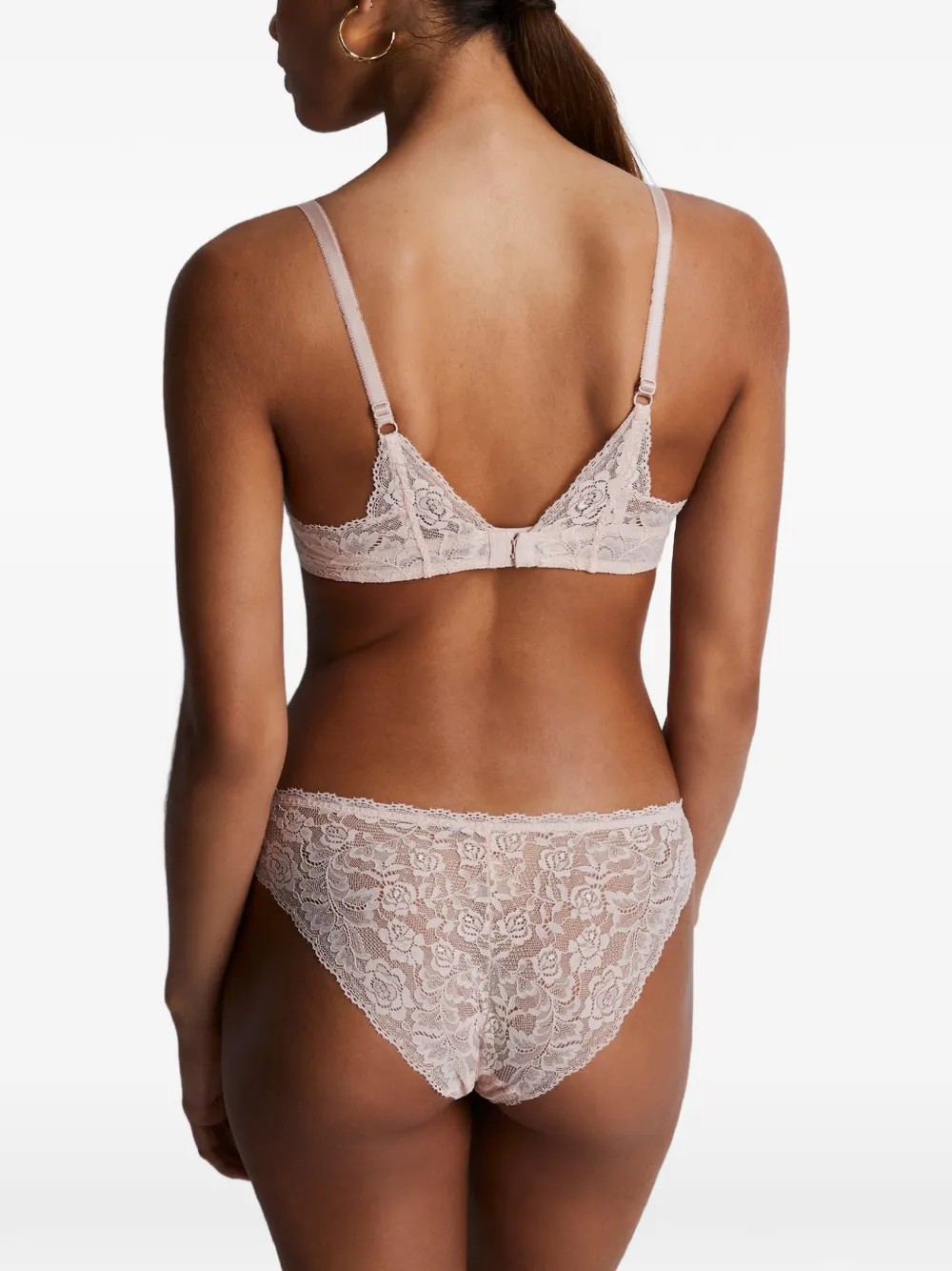 Aubade Rosessence slip met kant Roze