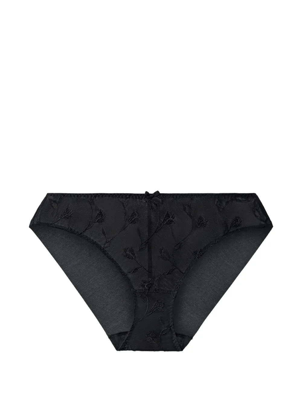 Aubade Softessence Slip mit Stickerei - Schwarz
