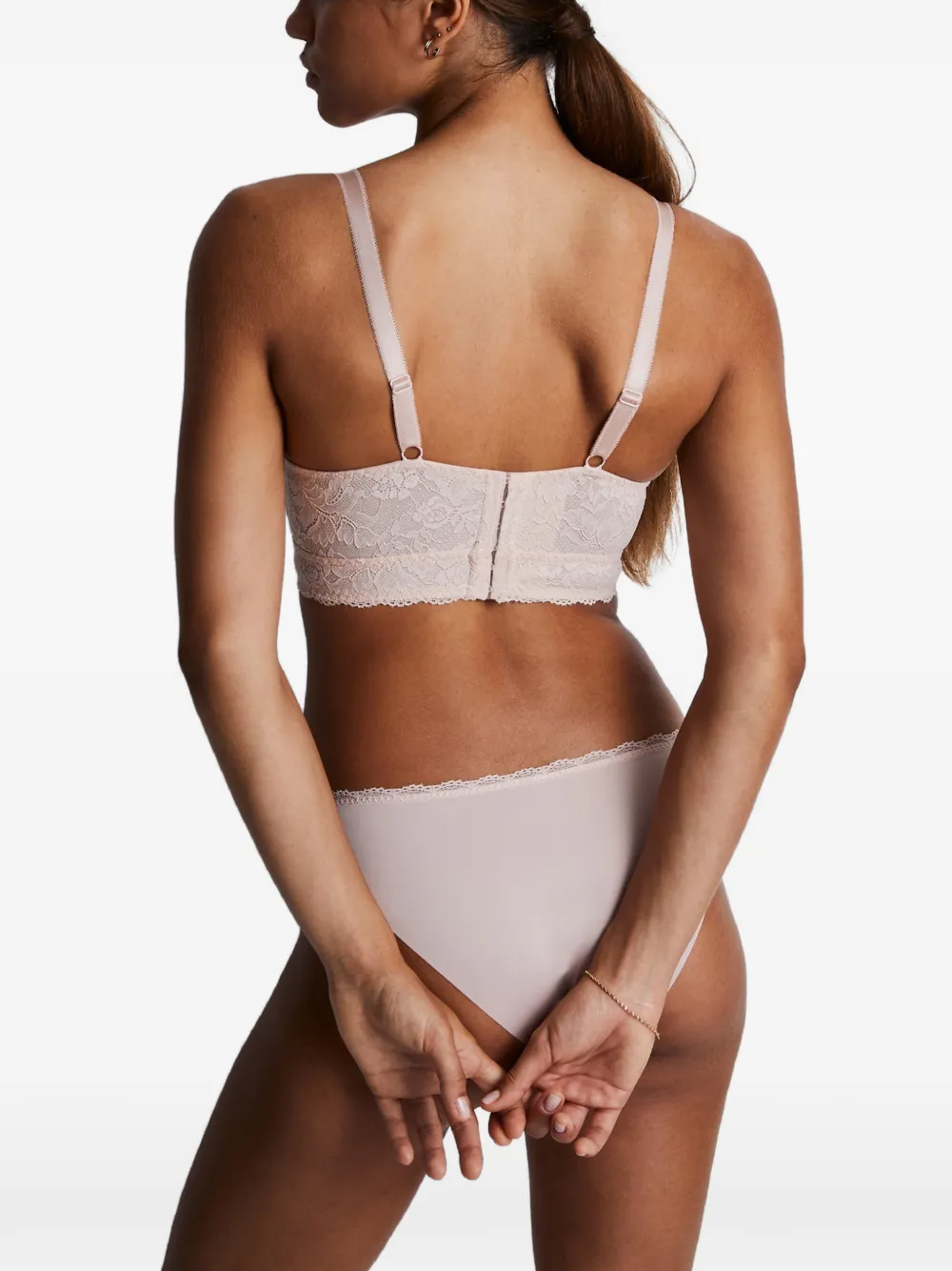 Aubade Rosessence slip met kant Roze