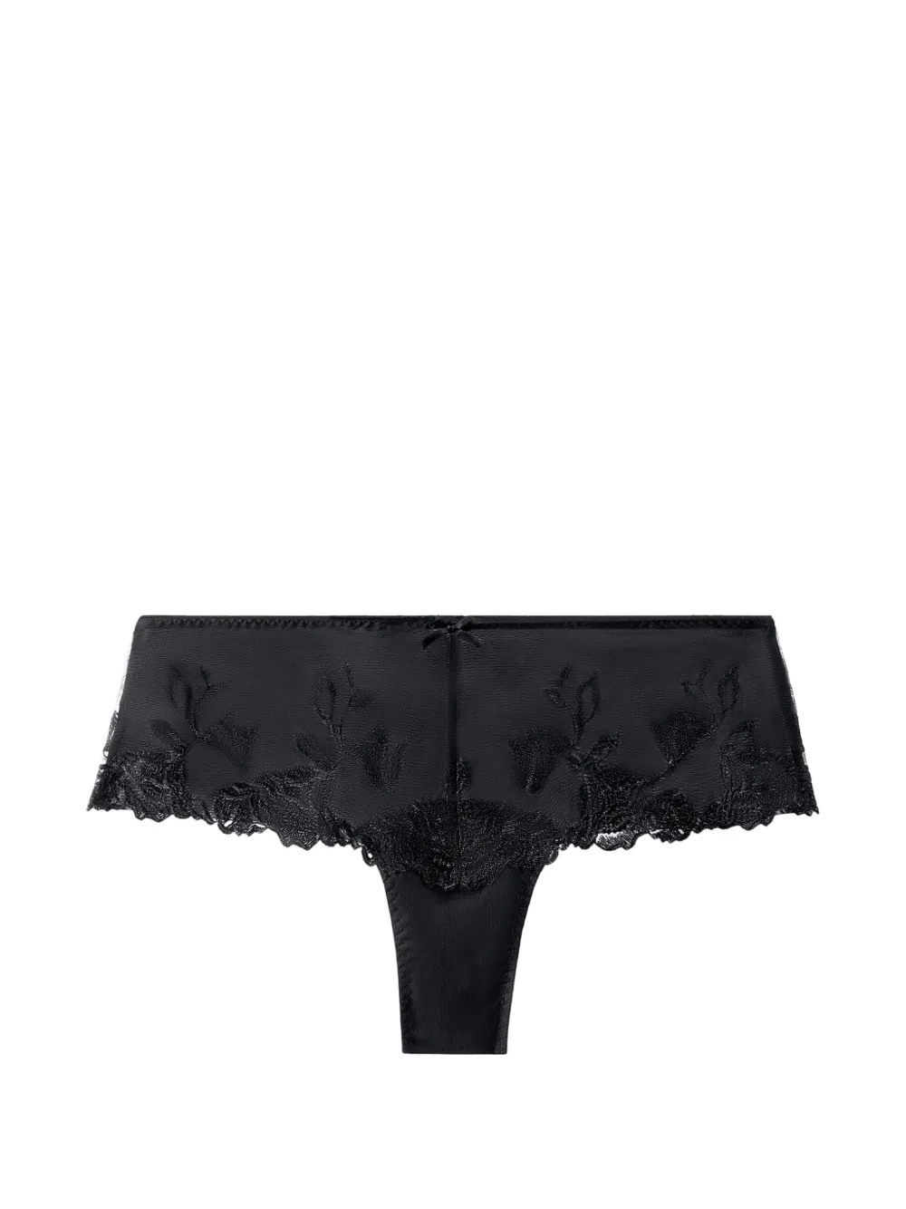 Aubade Softessence Slip mit Stickerei - Schwarz