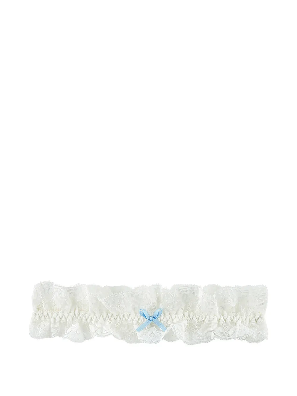 Aubade Jarretel met strikdetail Wit