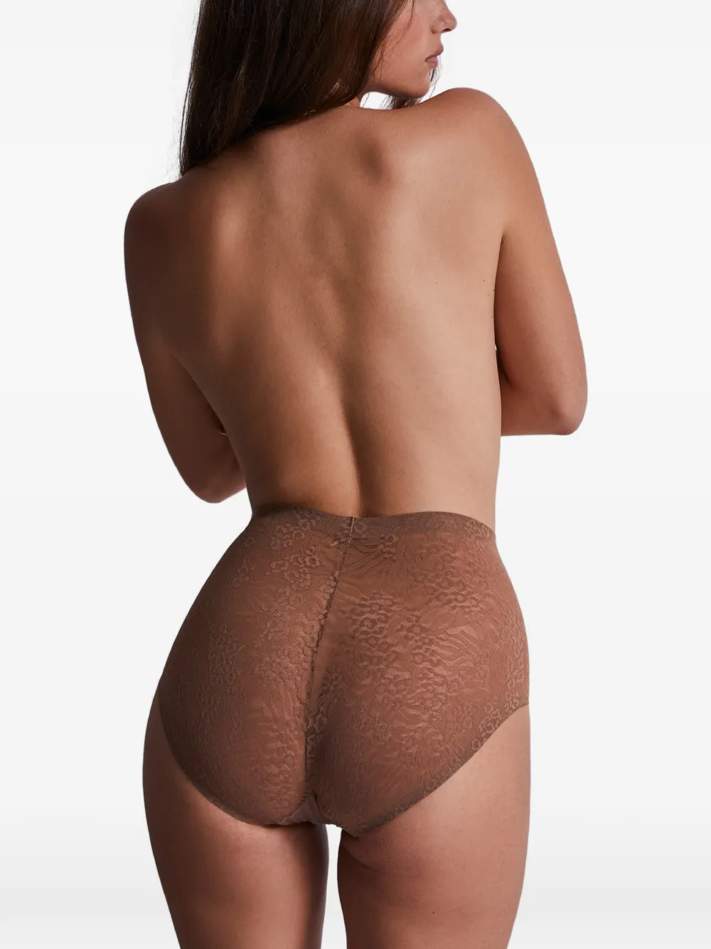 Aubade Sculpt slip met kanten vlak Beige