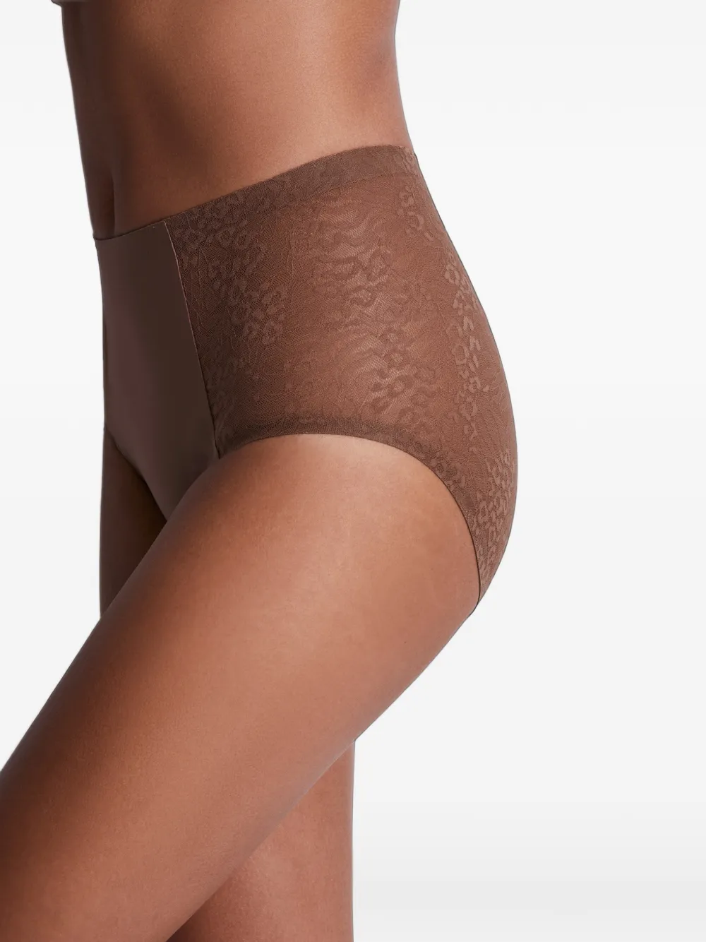 Aubade Sculpt slip met kanten vlak Beige