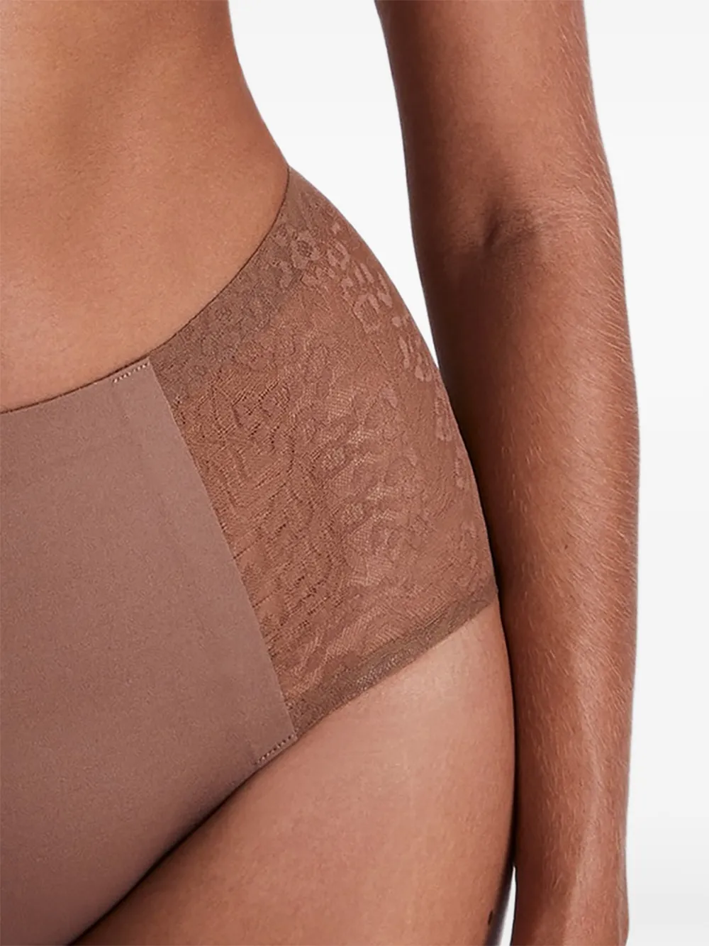 Aubade Sculpt slip met kanten vlak Beige