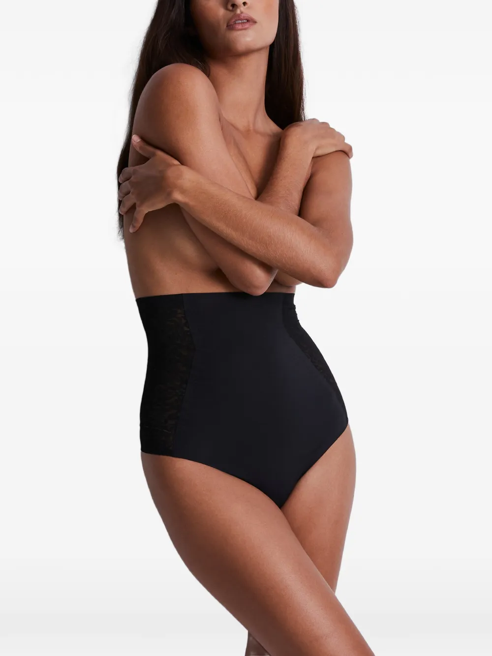 Aubade Sculpt high-waist string Zwart