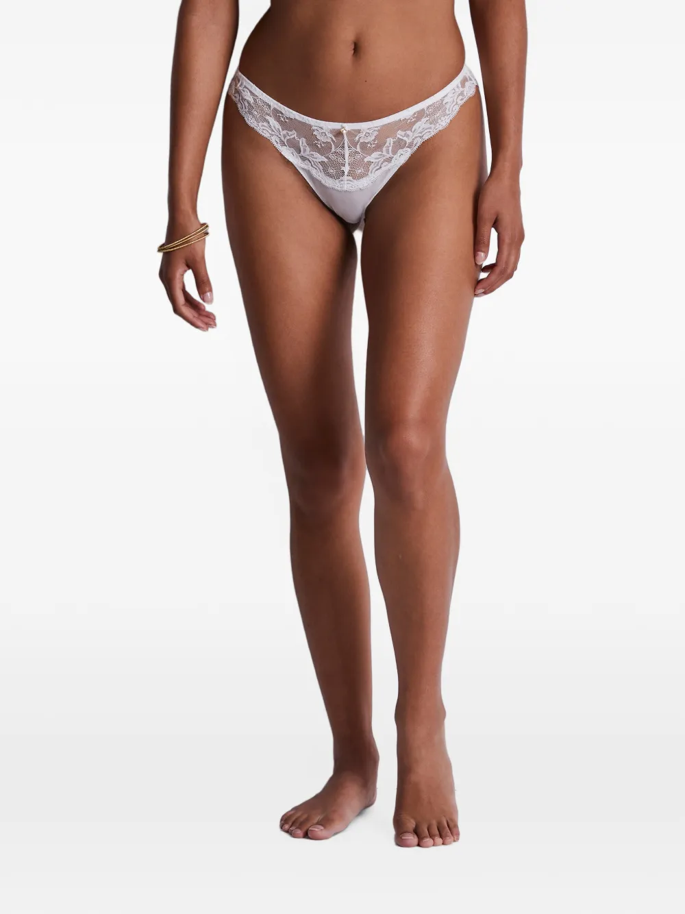 Aubade Kiss of Love slip met kanten afwerking Wit