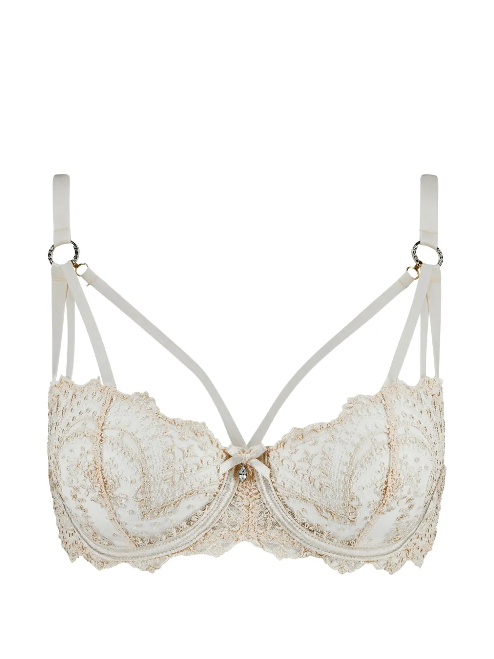 Aubade Reggiseno Écrin Noir con ricamo - Toni neutri