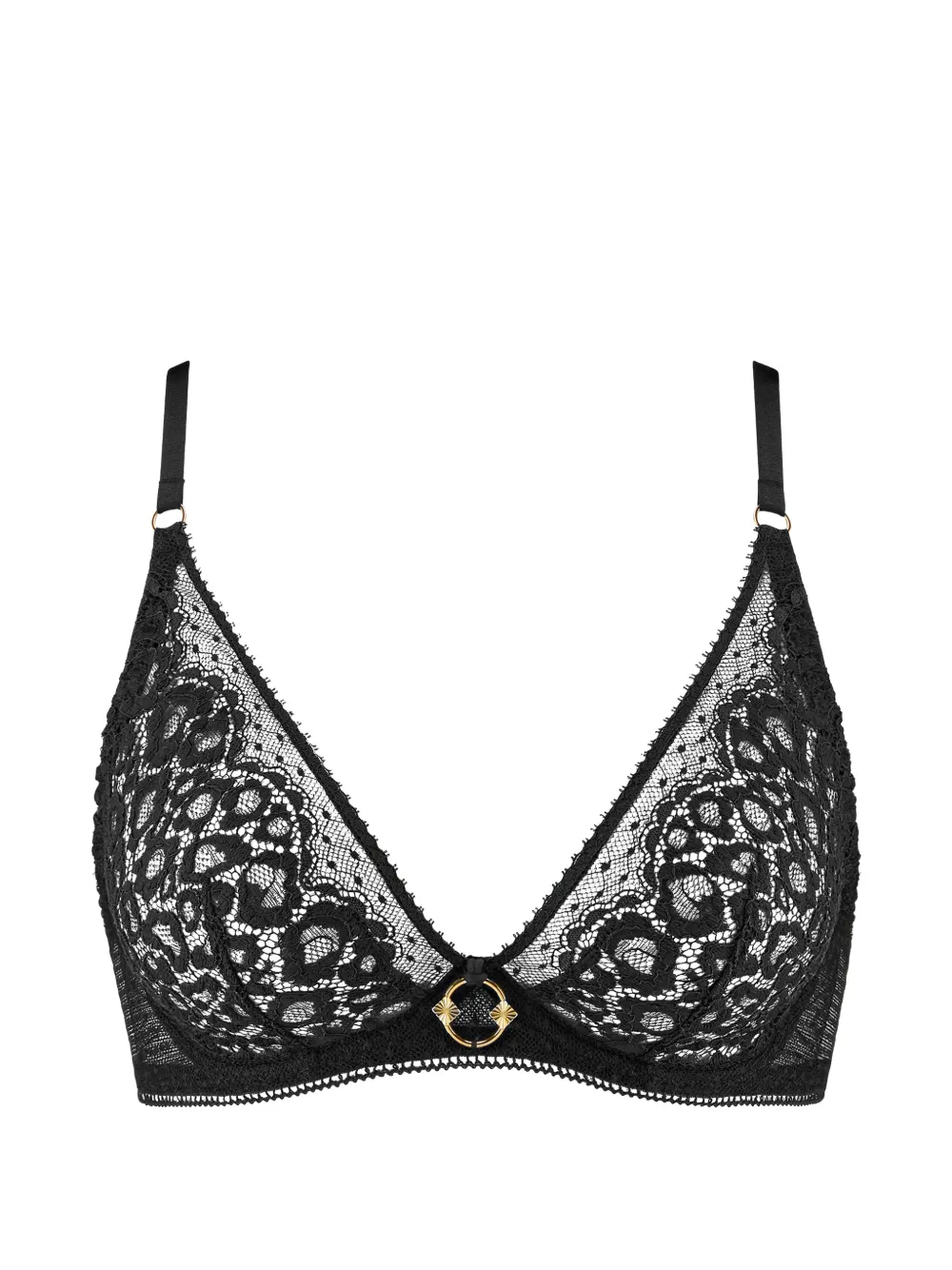 Aubade Illusion Fauve lace bra