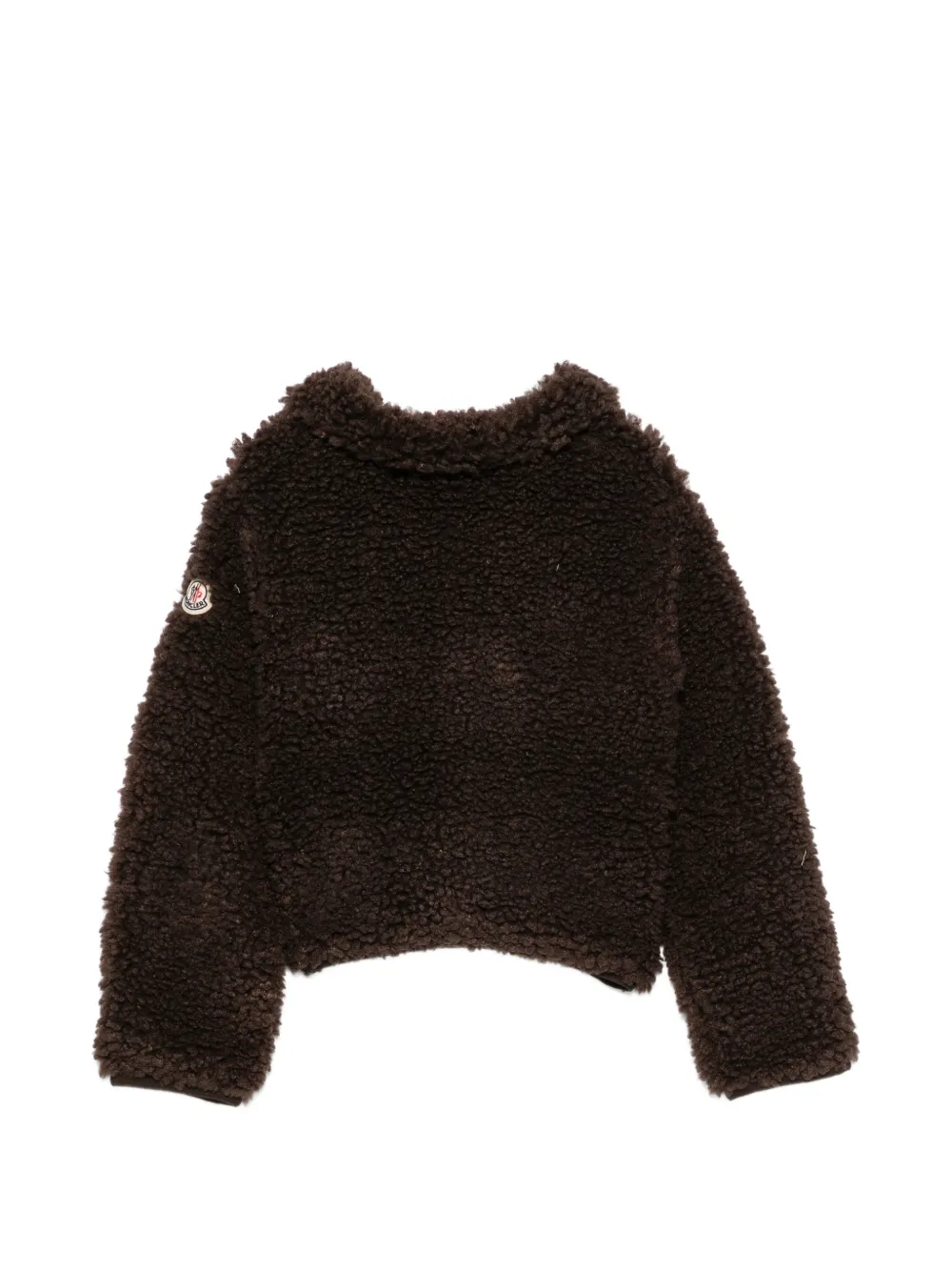 Moncler Enfant Jack met logopatch Bruin