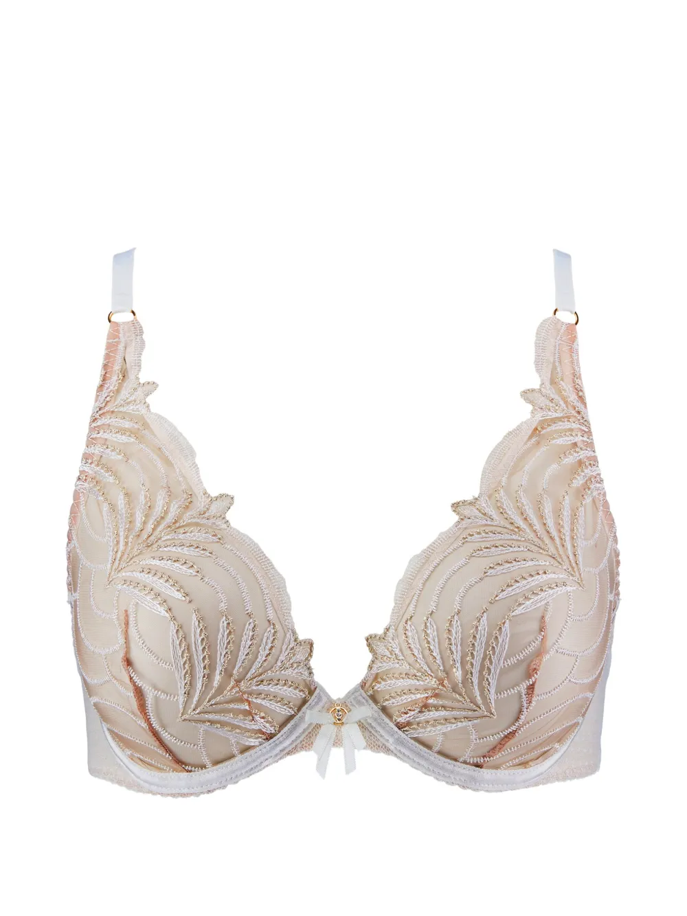 Aubade Reggiseno a triangolo Hypnolove con ricamo - Toni neutri