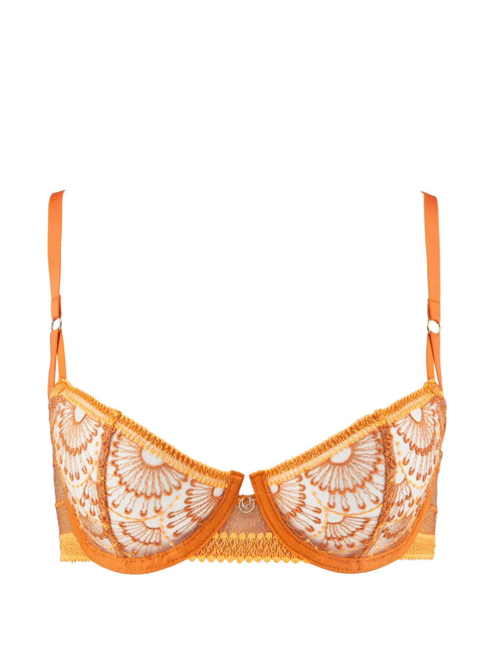 Aubade Reggiseno Pure Vibration con ricamo - Arancione