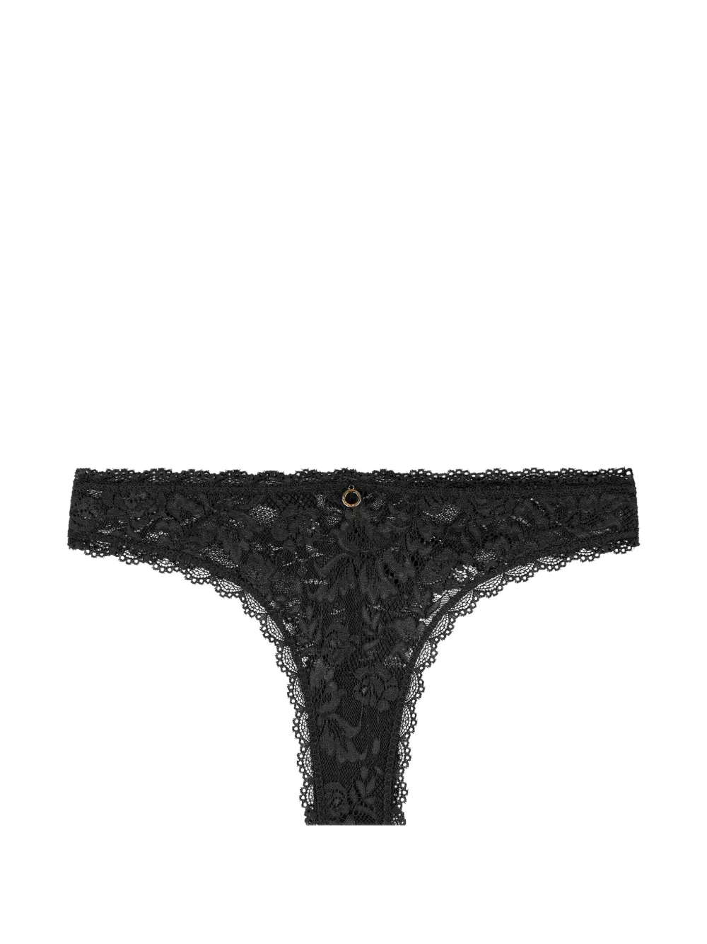 Aubade Rosessence Tanga aus Spitze - Schwarz