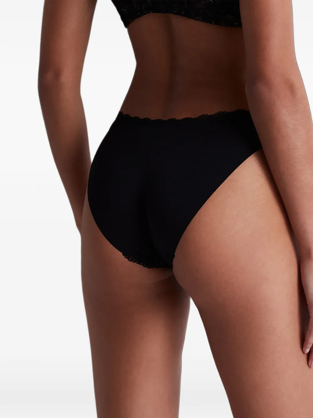 Aubade Rosessence slip met kant Zwart