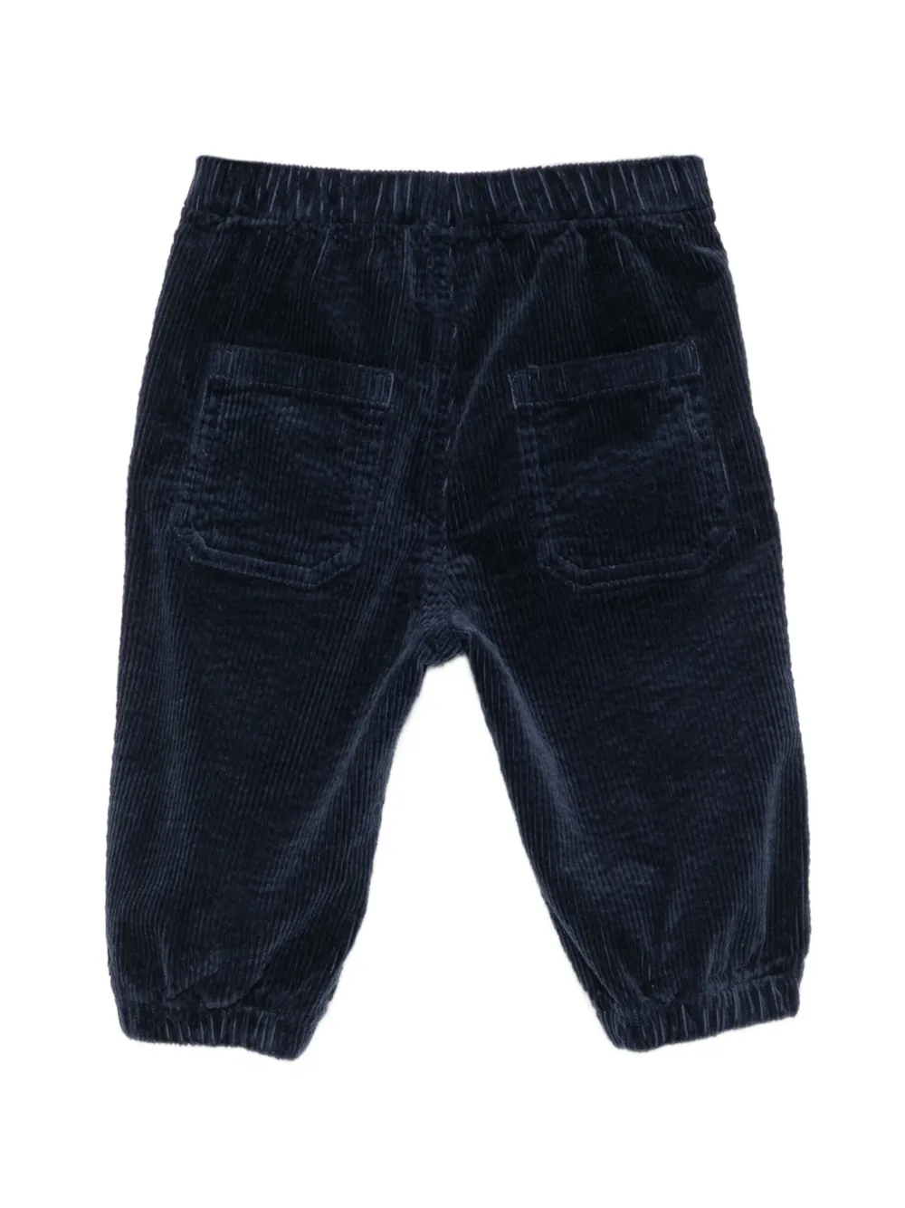 Il Gufo Ribfluwelen broek met elastische manchetten Blauw