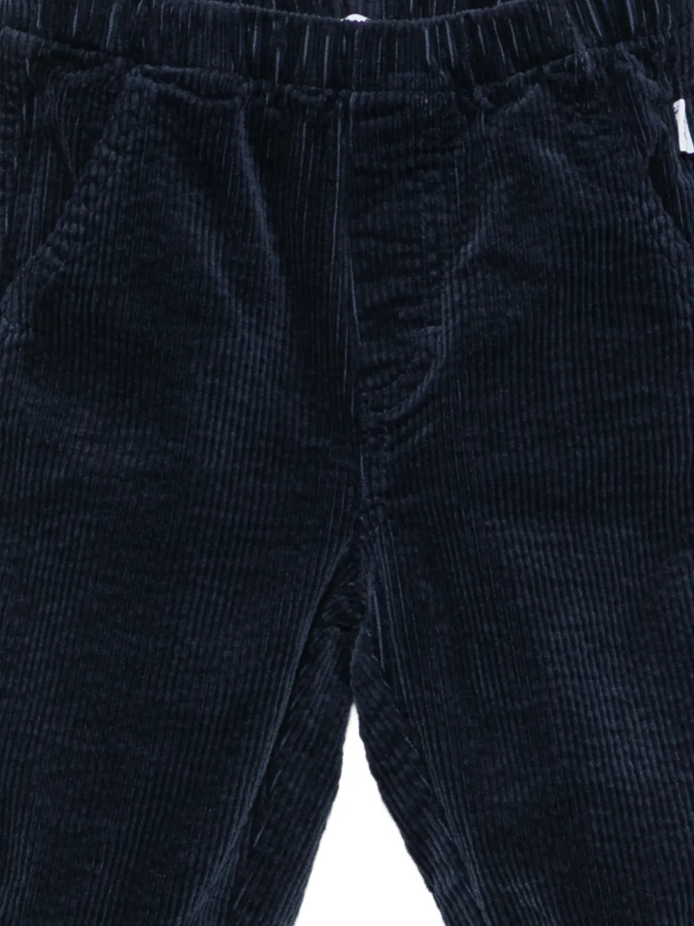 Il Gufo Ribfluwelen broek met elastische manchetten Blauw