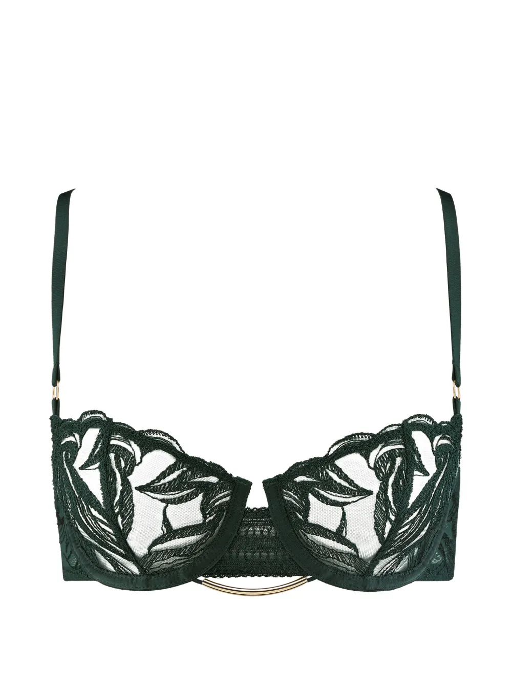 Aubade Into The Groove embroidered underwired bras - women - Polyester/Polyamide/Polyester/Polyamide/Polyester/Polyamide/Elastane/Polyester/Polya...