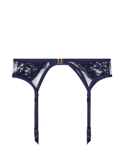 Aubade Feeling Myself lace-panel suspender belt