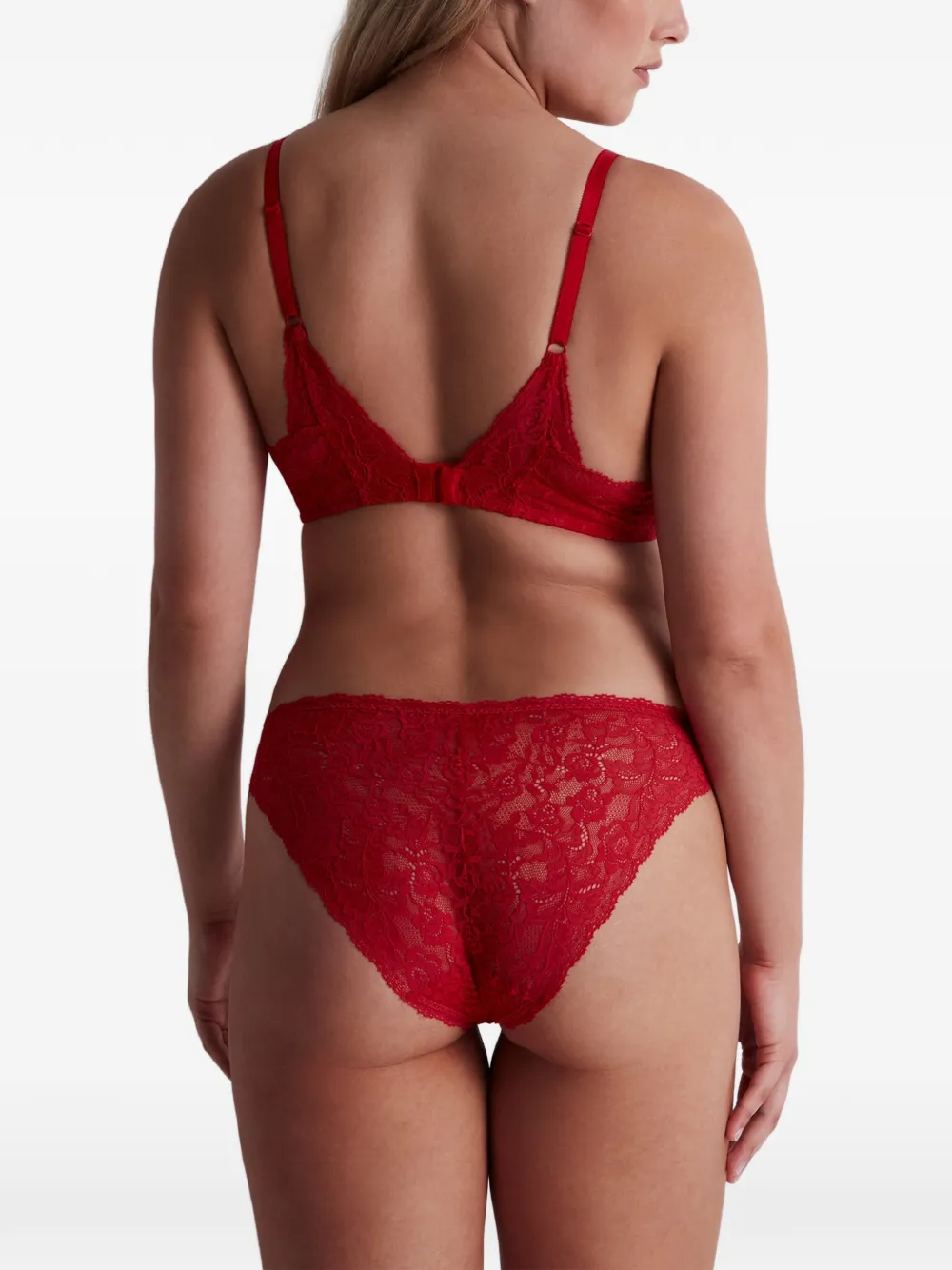 Aubade Rosessence slip met kant Rood
