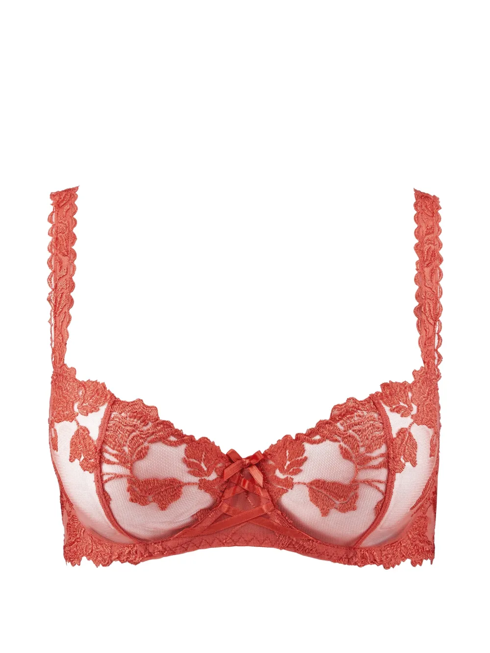 Aubade Softessence floral-embroidered bra