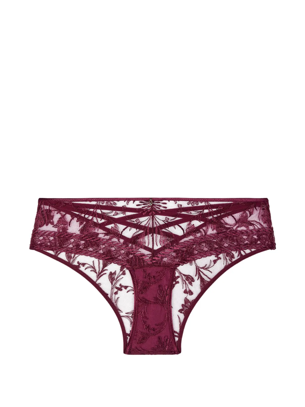 Aubade Slip Magnetic Spell con ricamo - Rosso