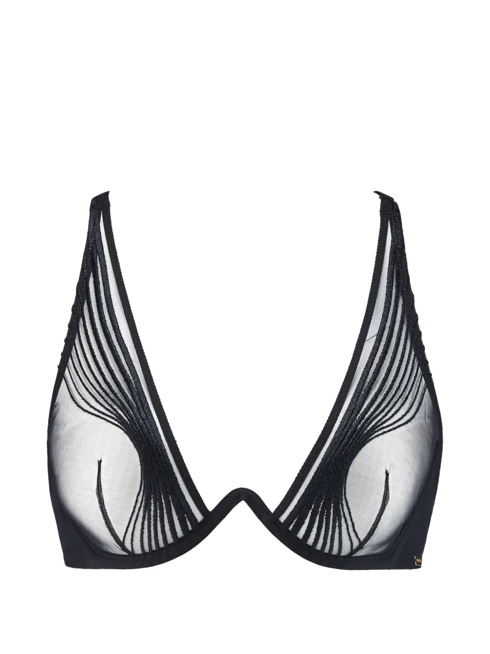 Aubade Reggiseno a triangolo Sumptuous Waves - Nero
