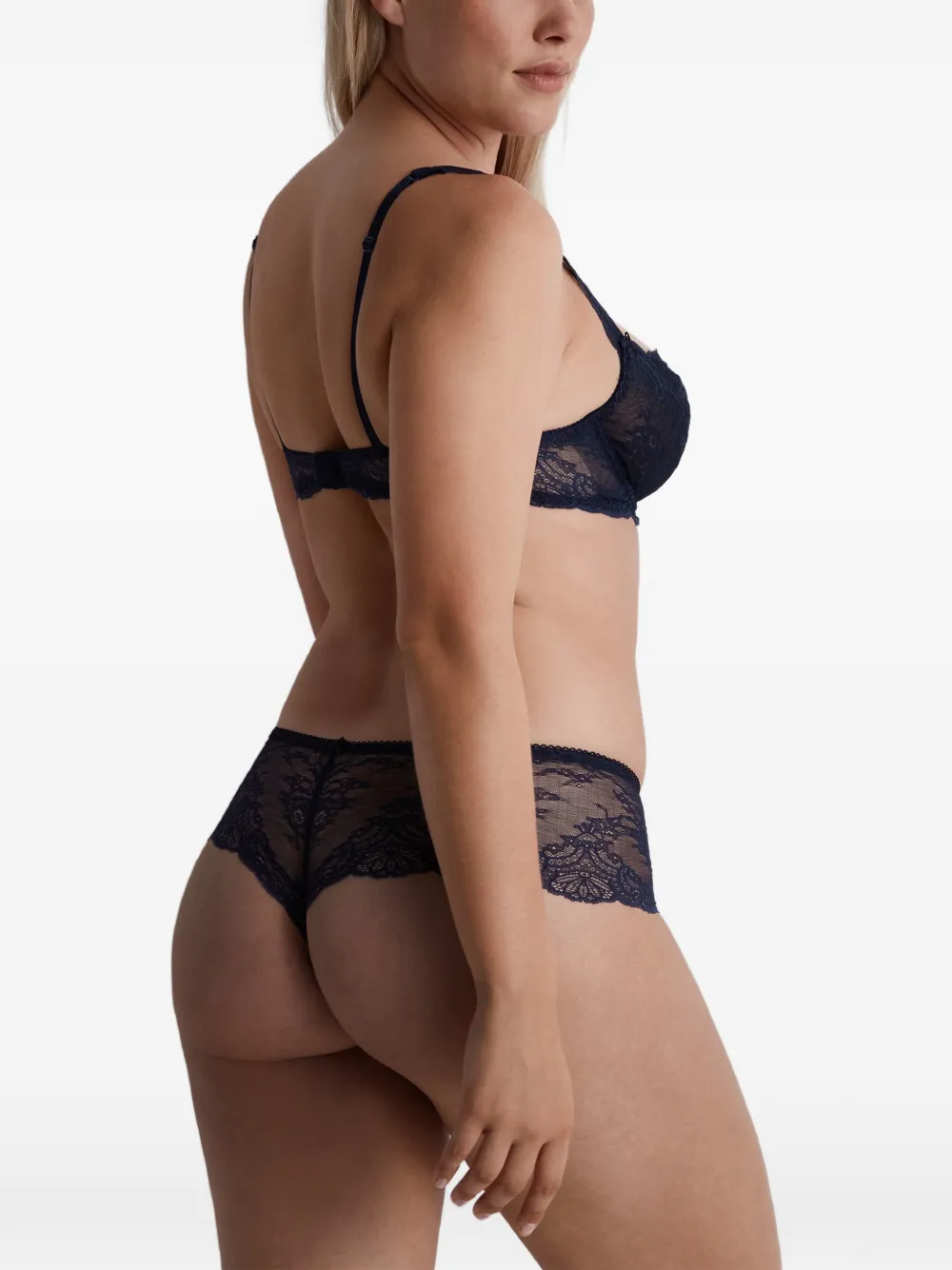 Aubade Danse des Sens slip met kant Blauw