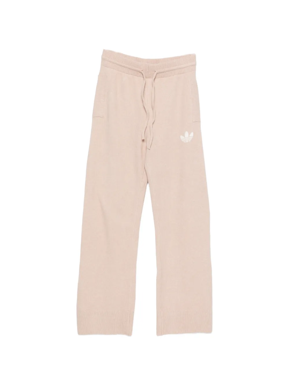 adidas logo-embroidered drawstring track pants