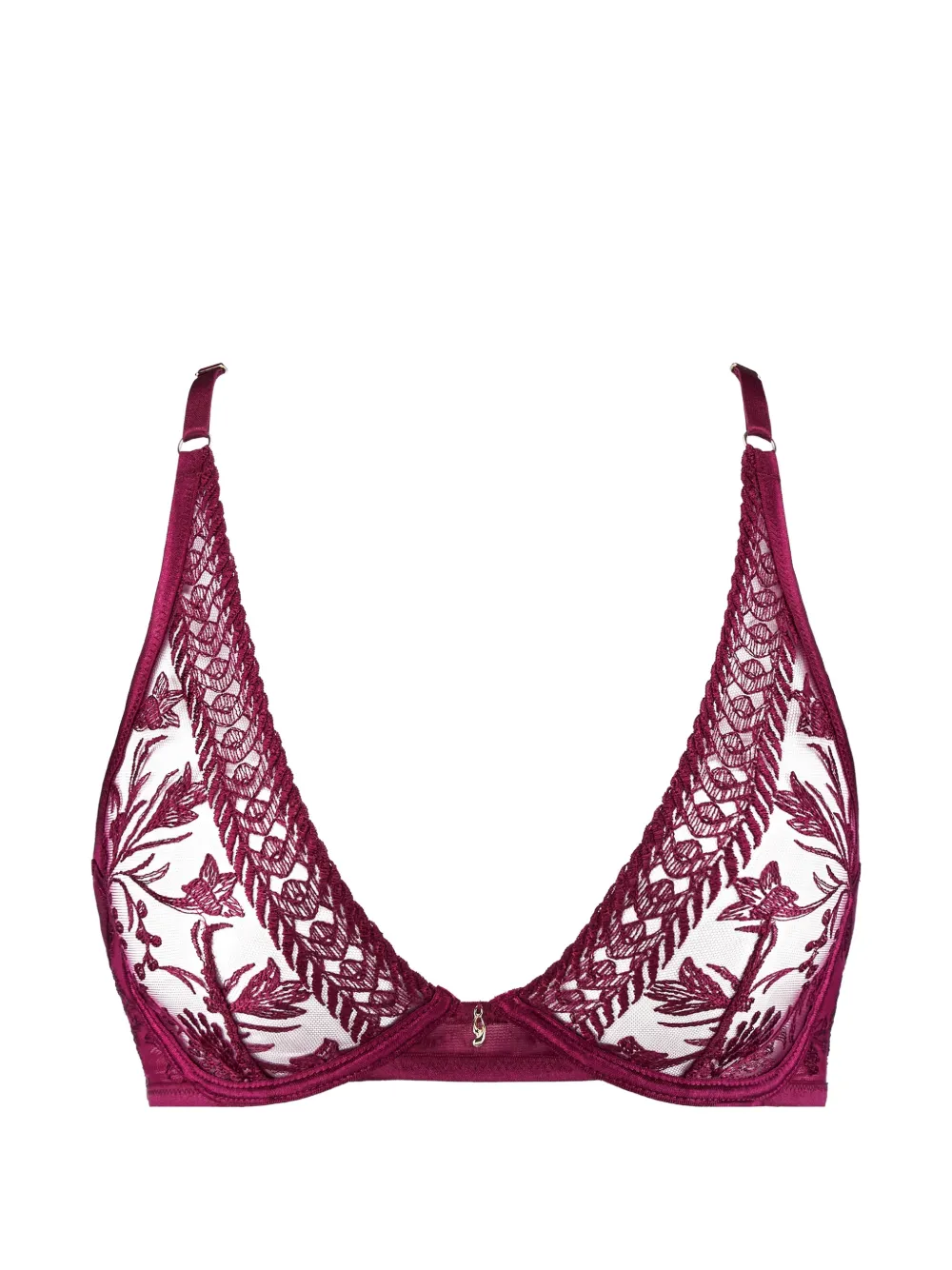 Aubade Magnetic Spell embroidered triangle bra