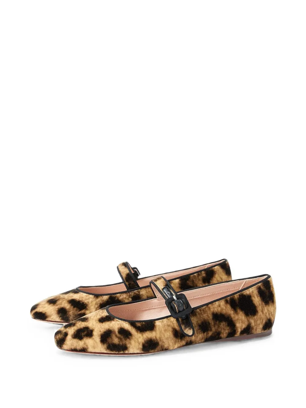 Loeffler Randall Mary Jane leopard-print ballet flats Bruin