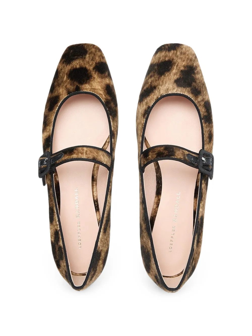 Loeffler Randall Mary Jane leopard-print ballet flats Bruin