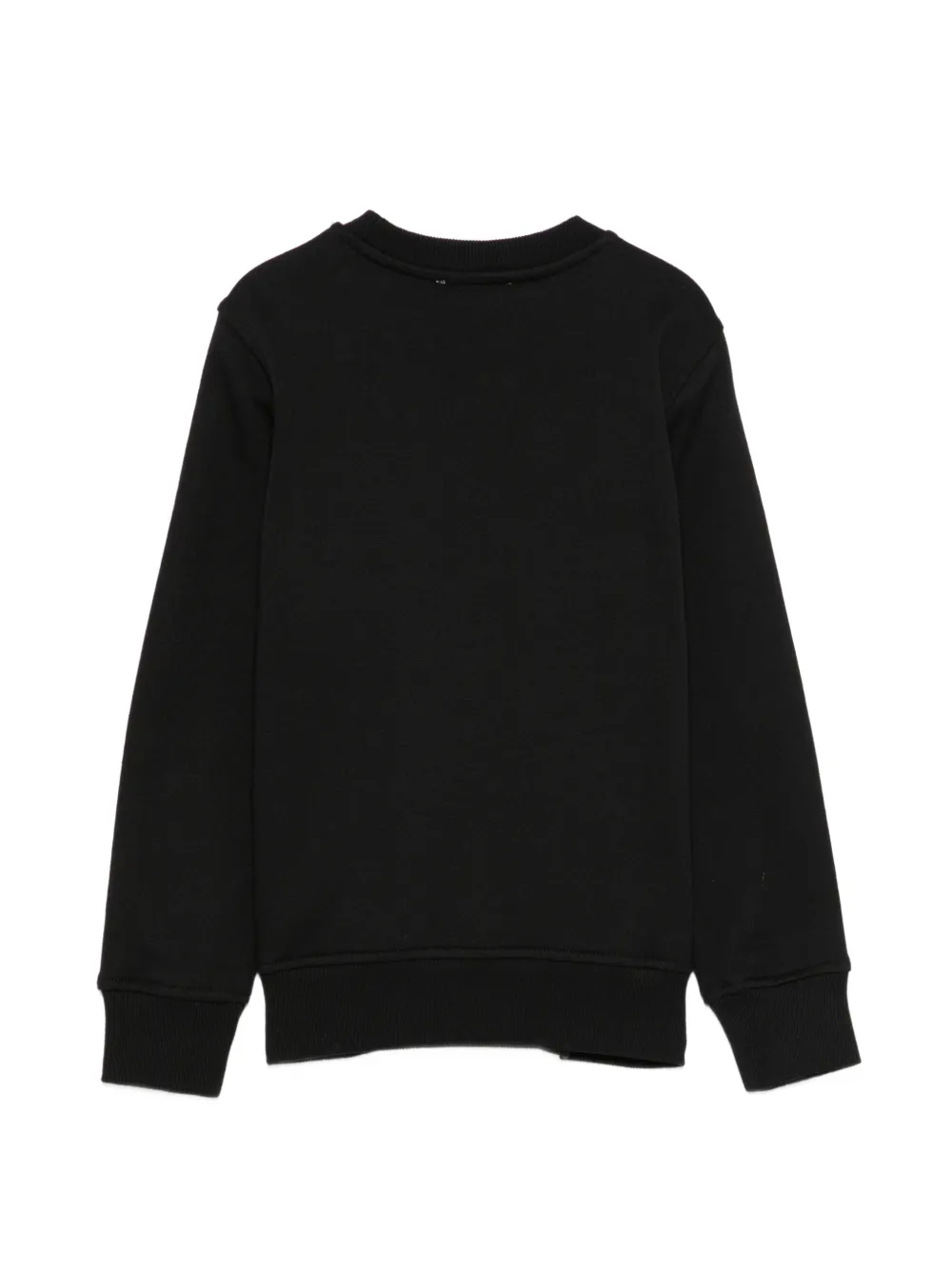 Moschino Kids logo-print sweater Zwart