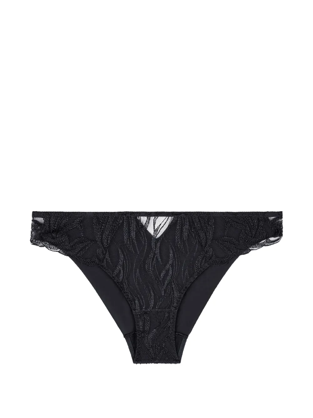 Aubade Into the Groove Slip mit Stickerei - Schwarz