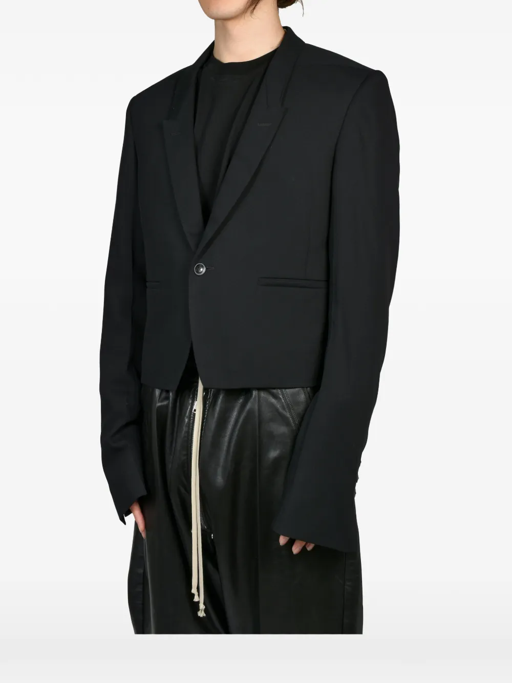 Rick Owens Alice jack met gespbandje Zwart