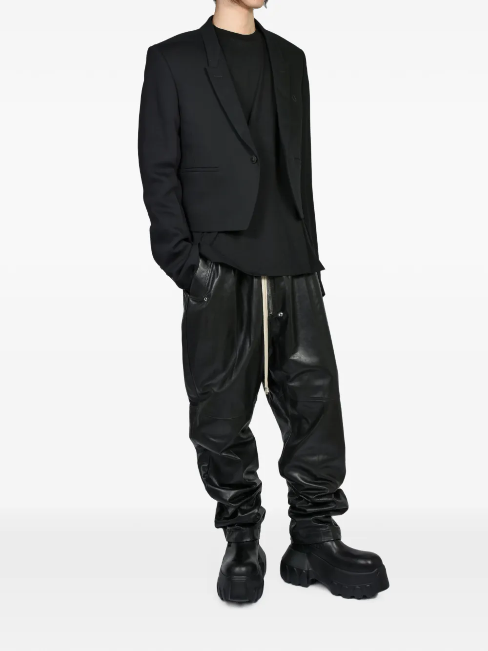 Rick Owens Alice jack met gespbandje Zwart