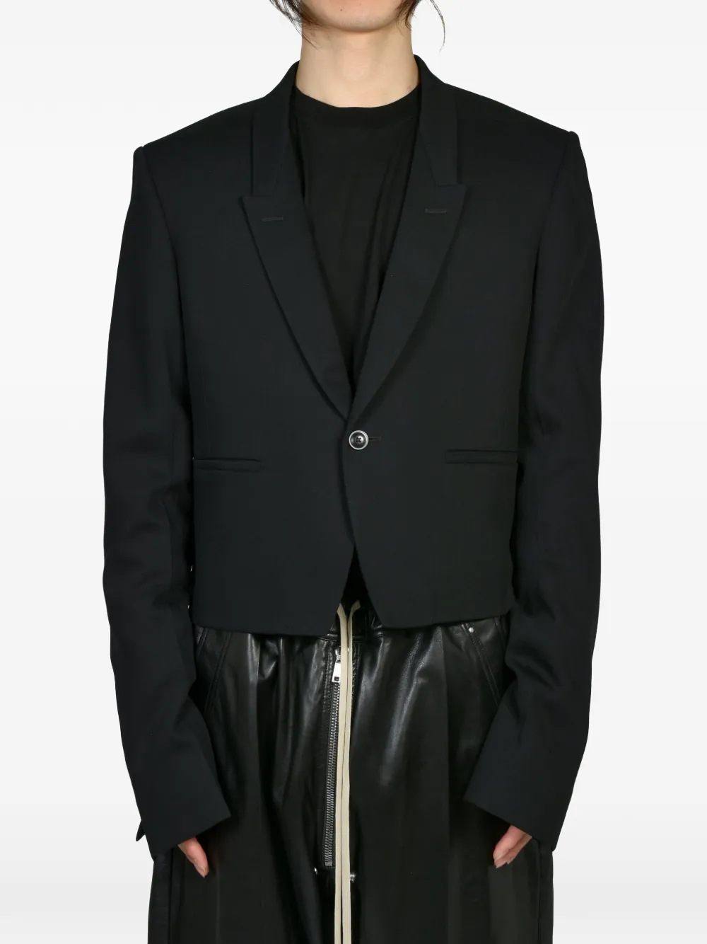 Rick Owens Alice jack met gespbandje Zwart