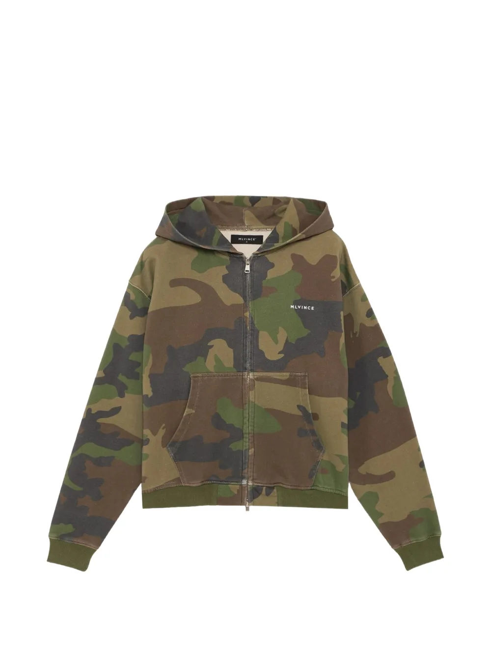 MLVINCE Classic camouflage-print logo-print hoodie