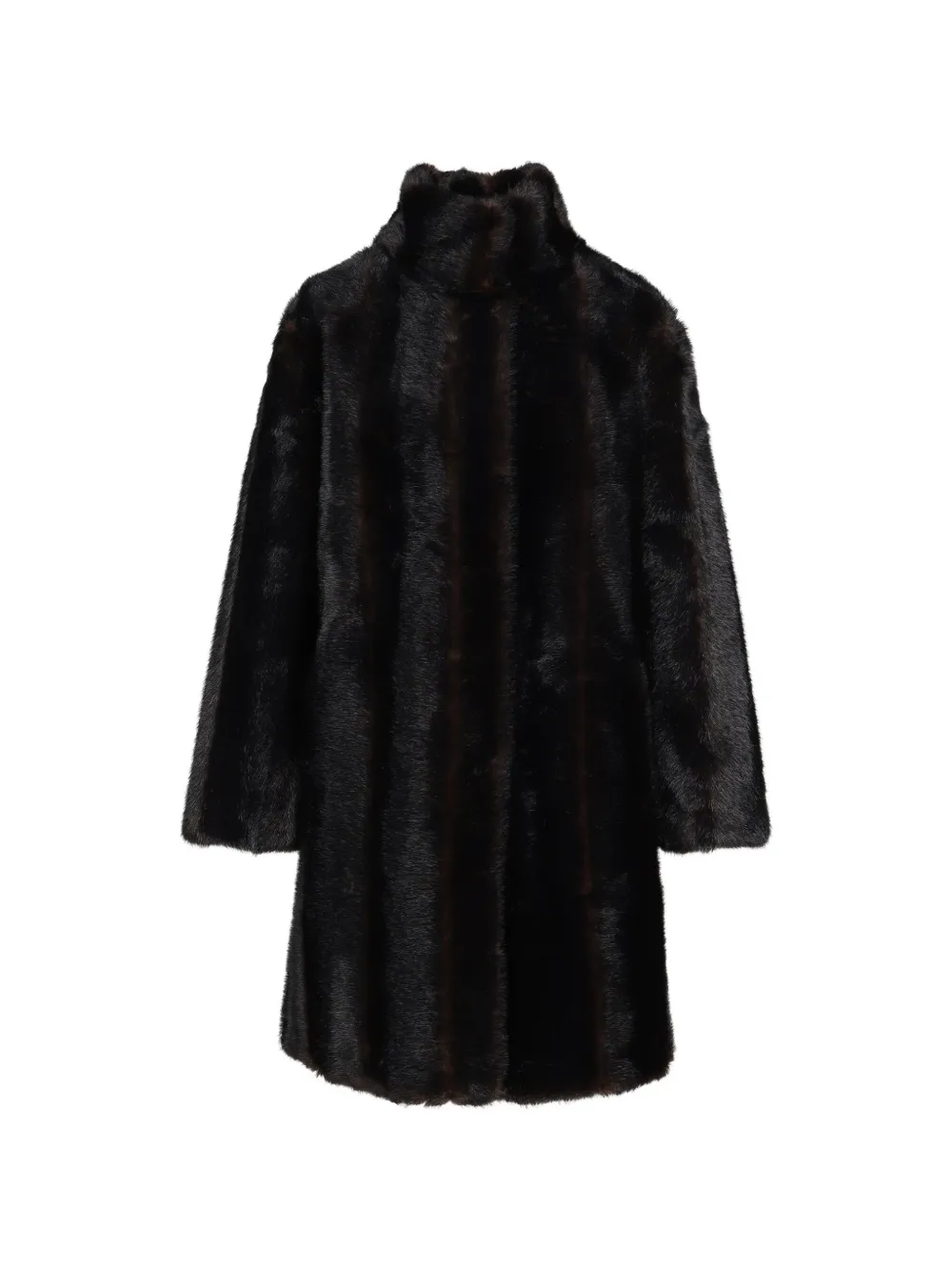 Apparis Blair faux-fur stand-collar coat