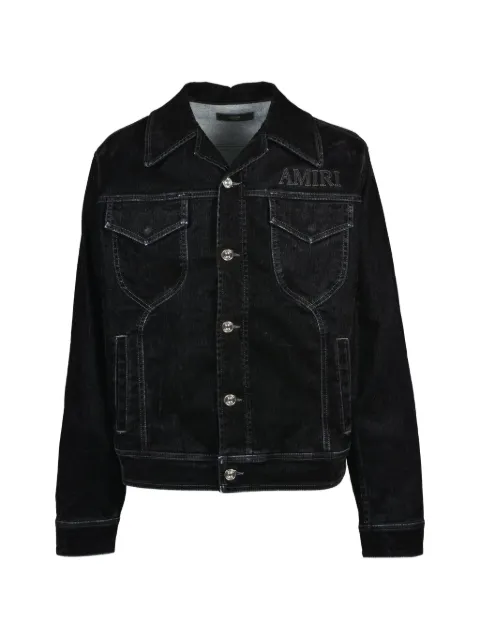 AMIRI logo-patch denim jacket