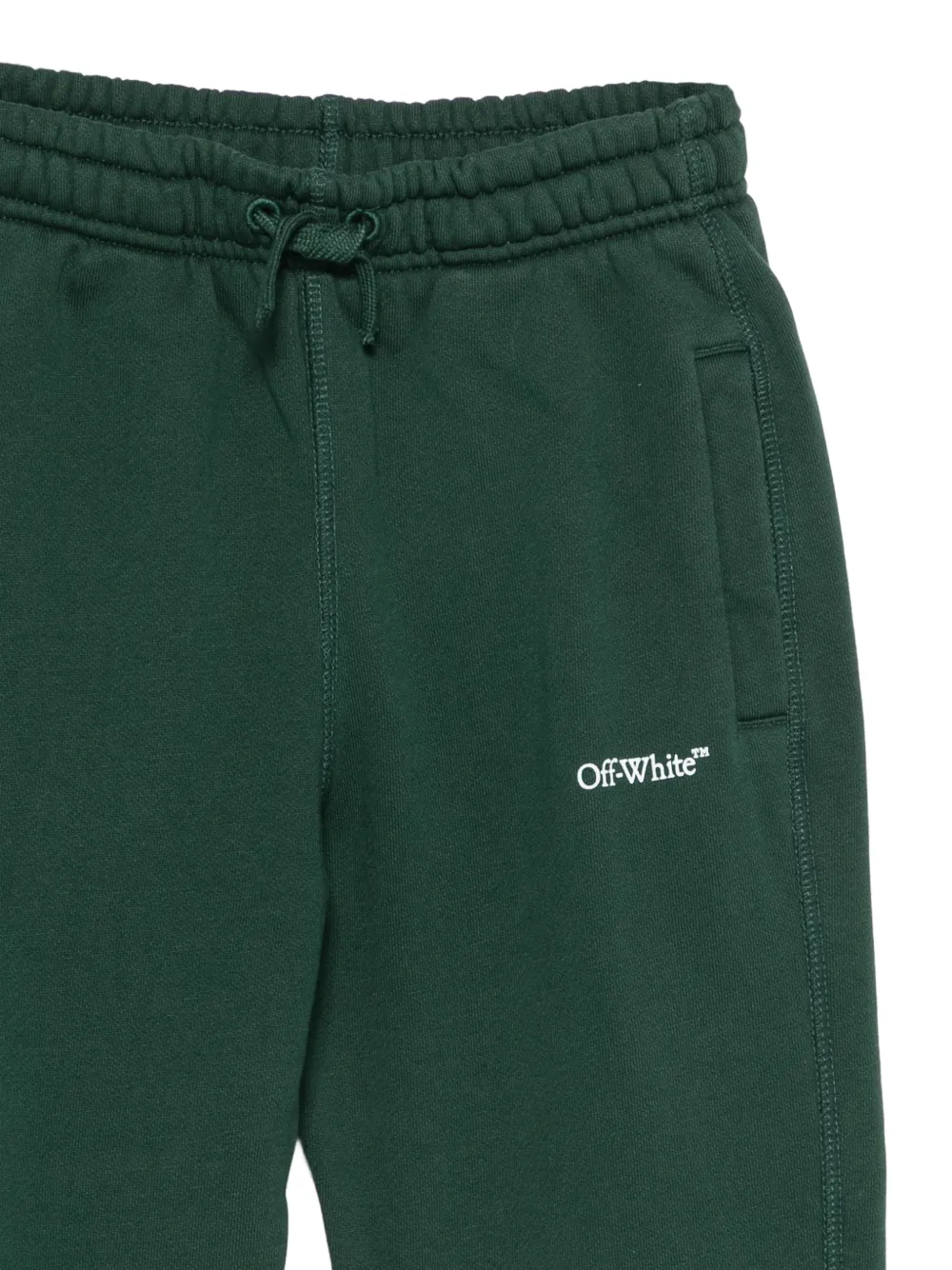 Off-White Kids Trainingsbroek met logoprint Groen