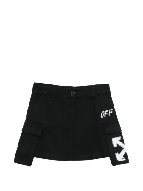 Off-White Kids Arrows-print cargo skirt