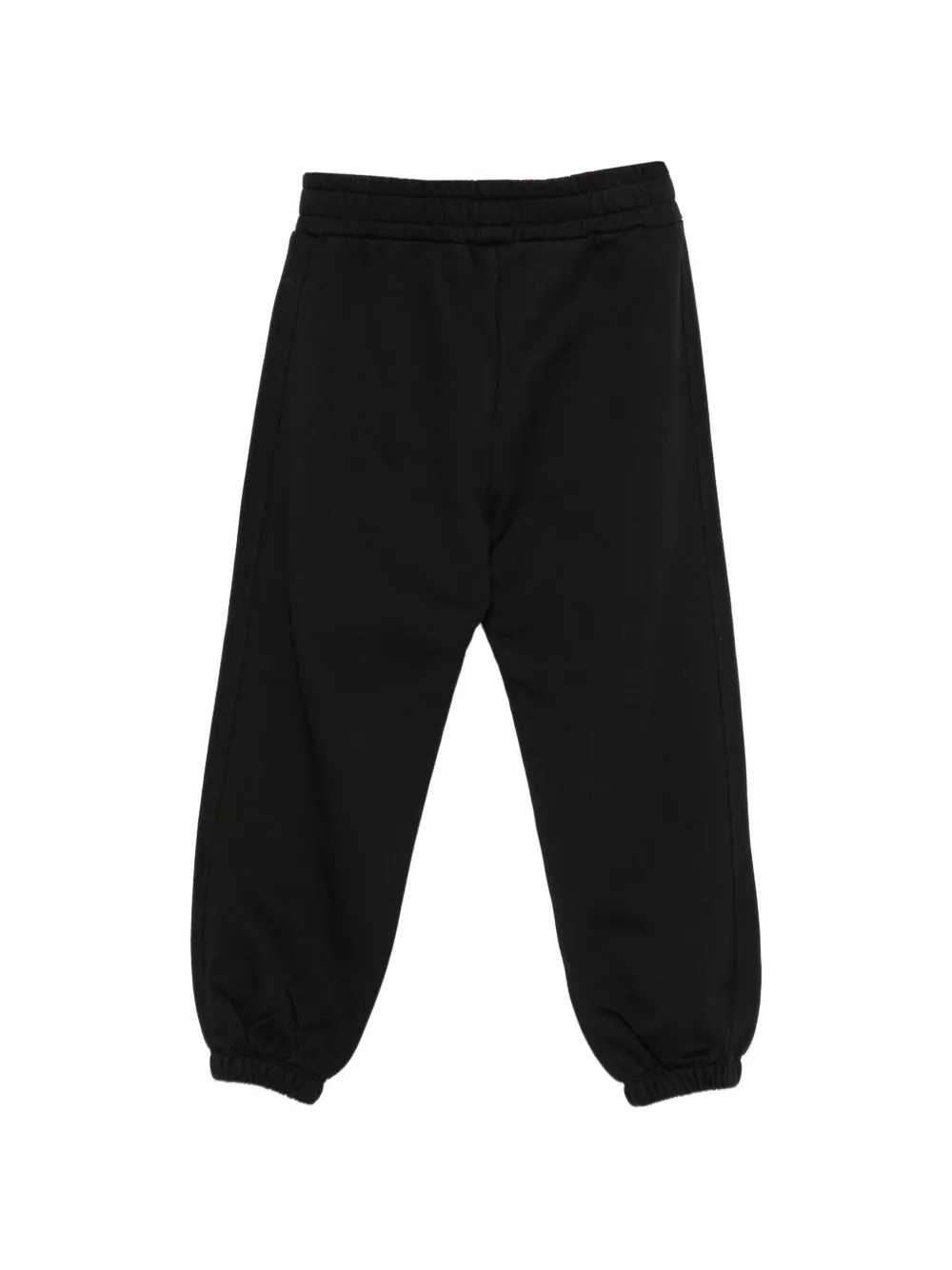 Moschino Kids Trainingsbroek met logoprint Zwart