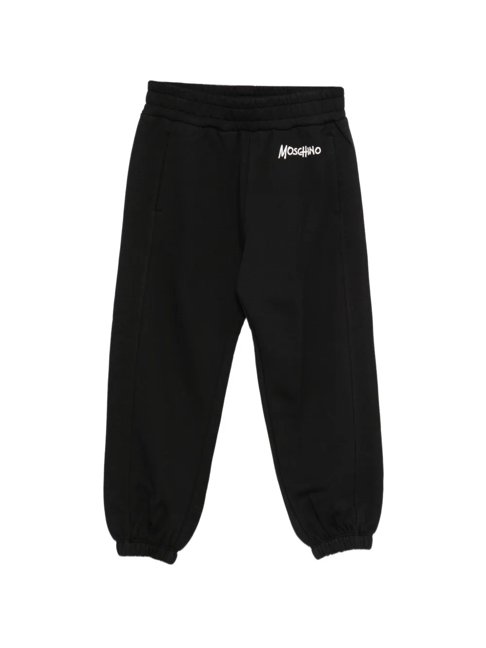 Moschino Kids logo-print track pants - Nero
