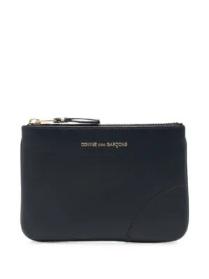 Comme Des Garçons Wallet Leather Purse | Black | FARFETCH