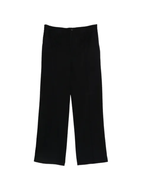Moncler Grenoble logo-patch straight-leg trousers