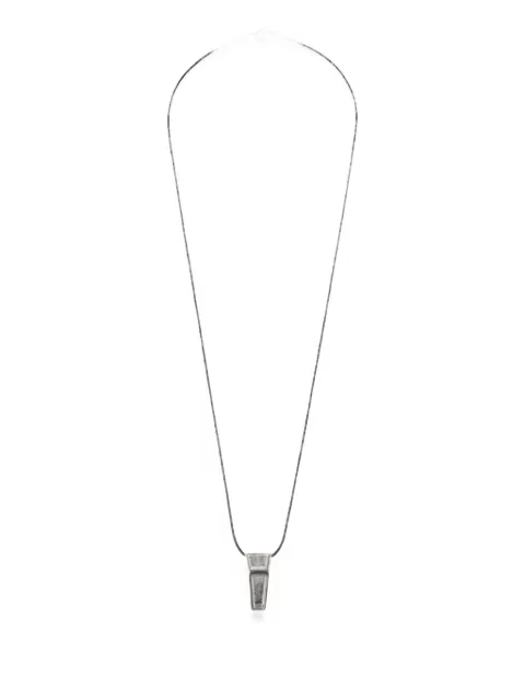Rick Owens mini crystal-pendant necklace