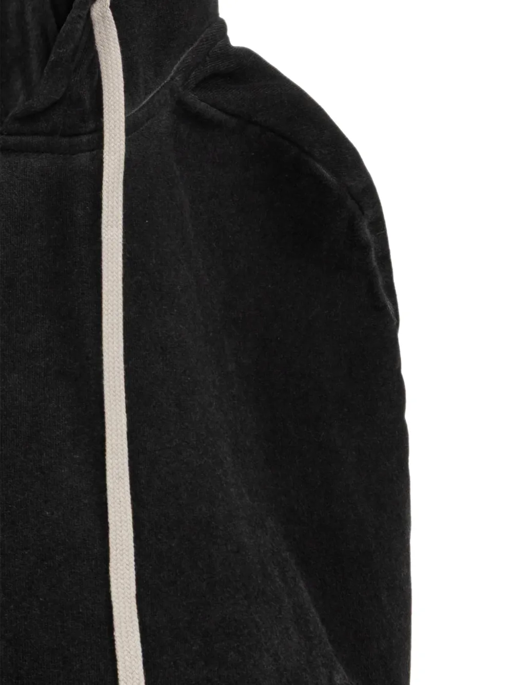 Rick Owens DRKSHDW Kaptur capuchon met trekkoord Zwart
